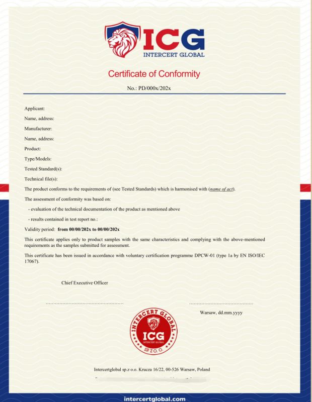 證（zhèng）書模（mó）板